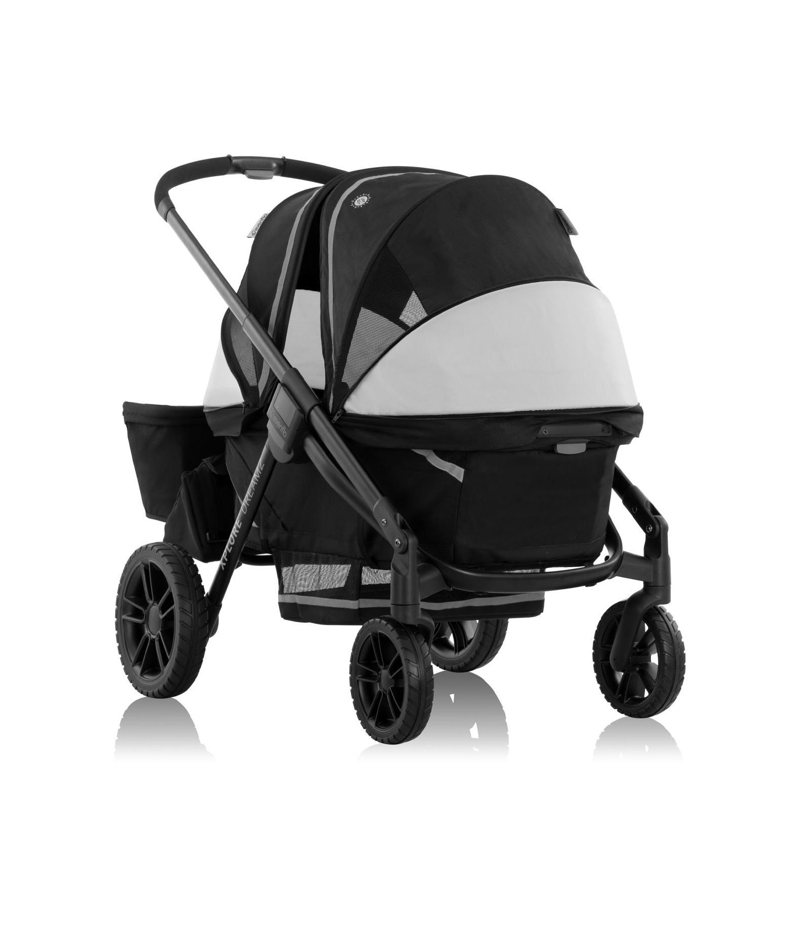 Evenflo Pivot Xplore Dreamz All-Terrain Stroller Wagon with Bassinett Insert