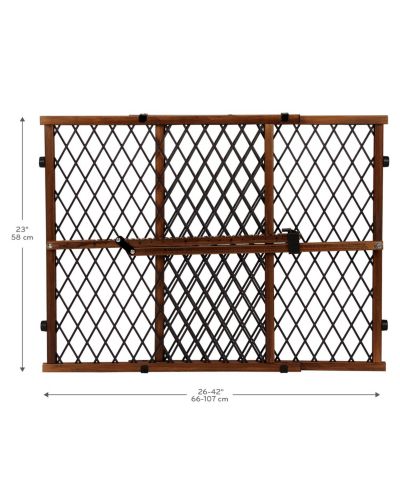 Evenflo Position Lock Adjustable Wood Baby Gate