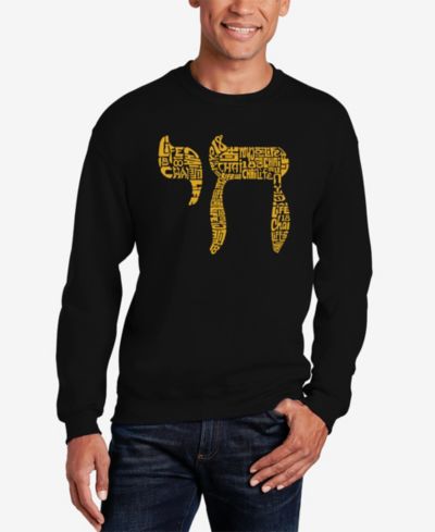 Мужской свитшот LA Pop Art Chai Word Art