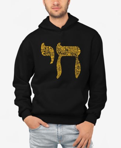 LA Pop Art Chai - Men's Word Art Hooded Sweatshirt