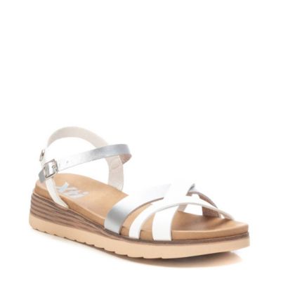XTI Women's Low Wedge Strappy Sandals
