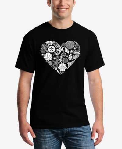 LA Pop Art Sea Shells - Men's Word Art T-Shirt