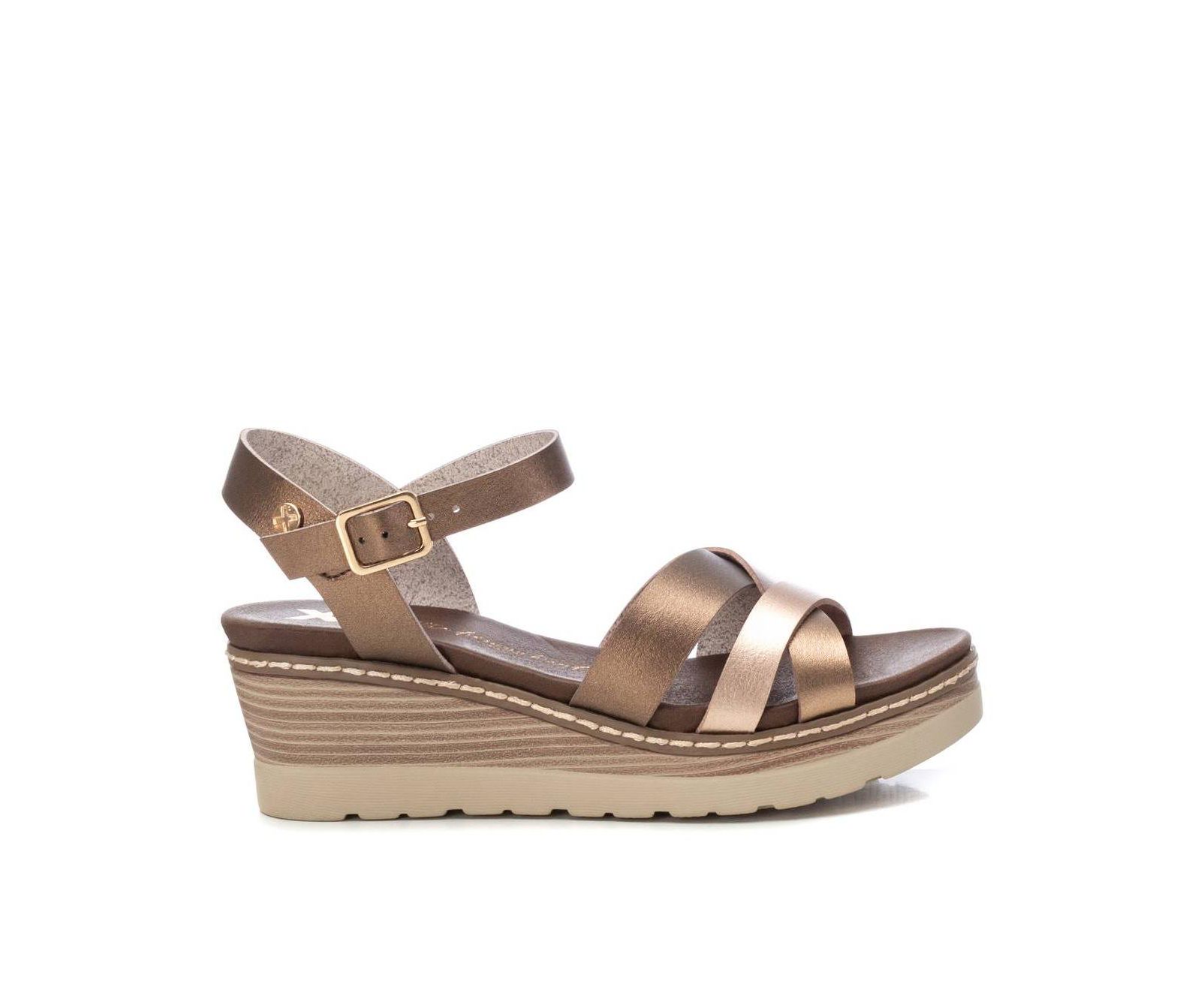 Women's Wedge Strappy Sandals By XTI