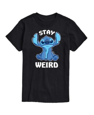Мужская футболка Hybrid Apparel Lilo and Stitch Weird с коротким рукавом