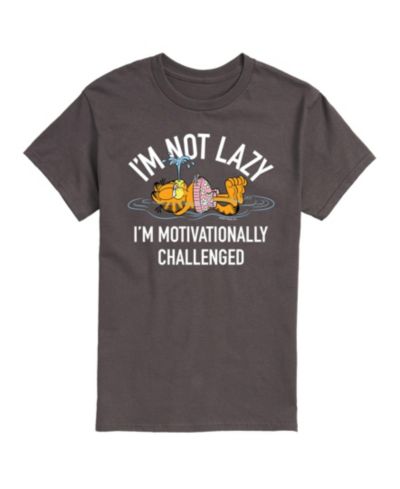 Мужская футболка Hybrid Apparel Garfield Lazy Short Sleeve Tee