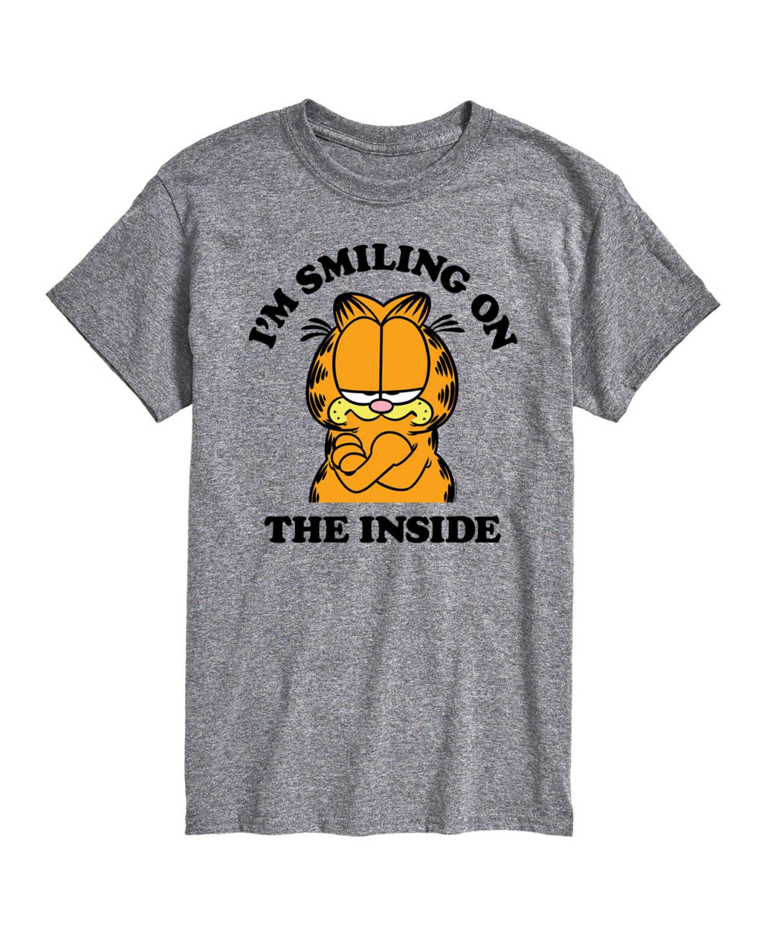 Hybrid Apparel Garfield Smiling Mens Short Sleeve Tee