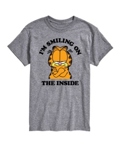 Мужская футболка Hybrid Apparel Garfield Smiling с коротким рукавом