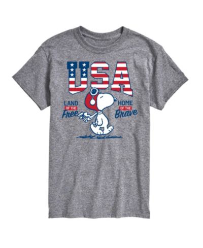Футболка Hybrid Apparel Peanuts USA Mens Short Sleeve Tee