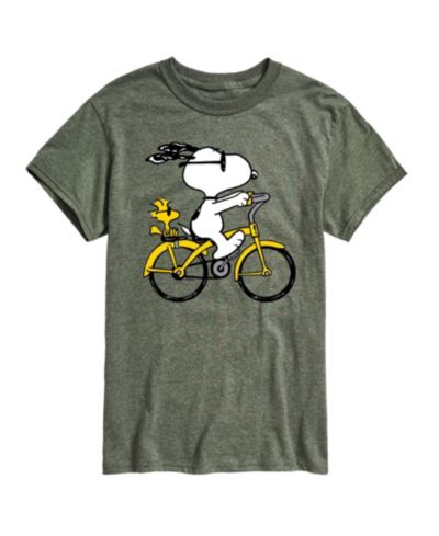 Hybrid Apparel Snoopy Bike Men's Short Sleeve Tee