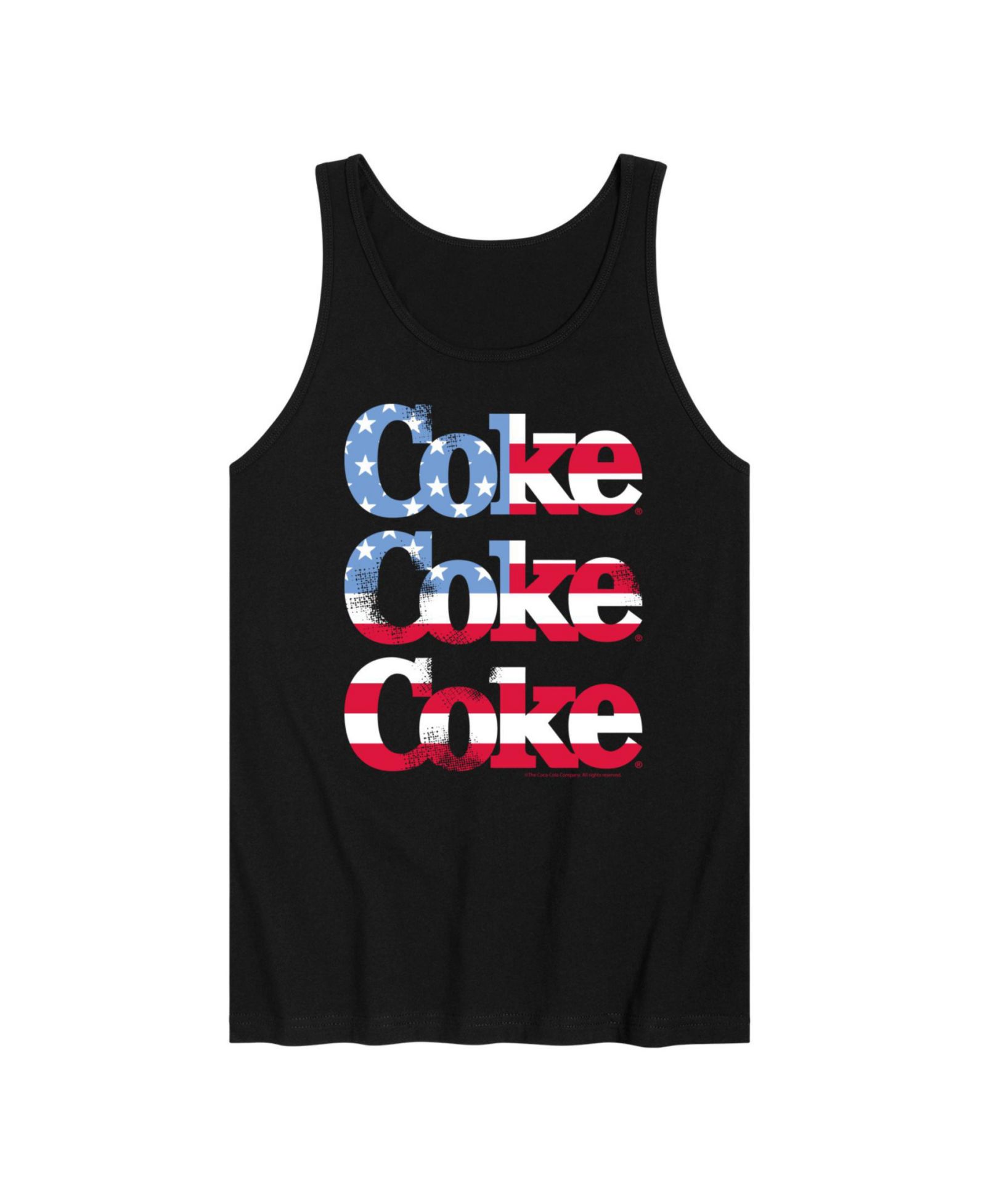 Hybrid Apparel Coca Cola Americana Mens Jersey Tank