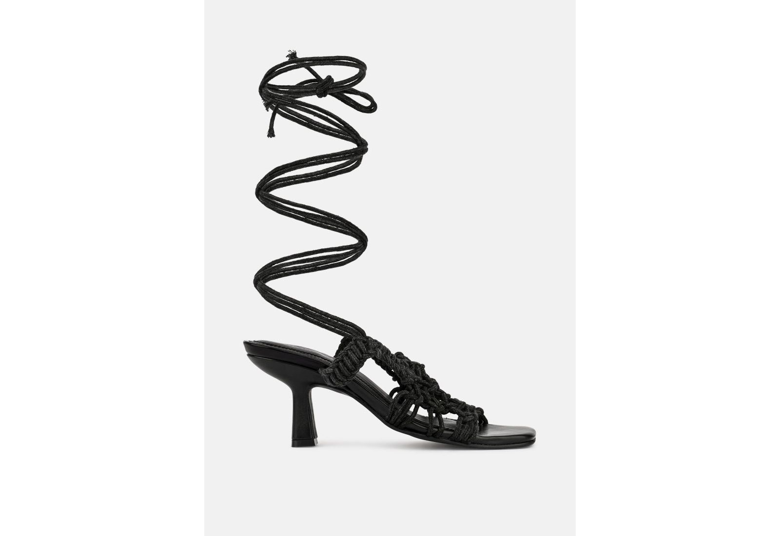 Womens BEROE Braided Handcrafted Lace Up Sandal