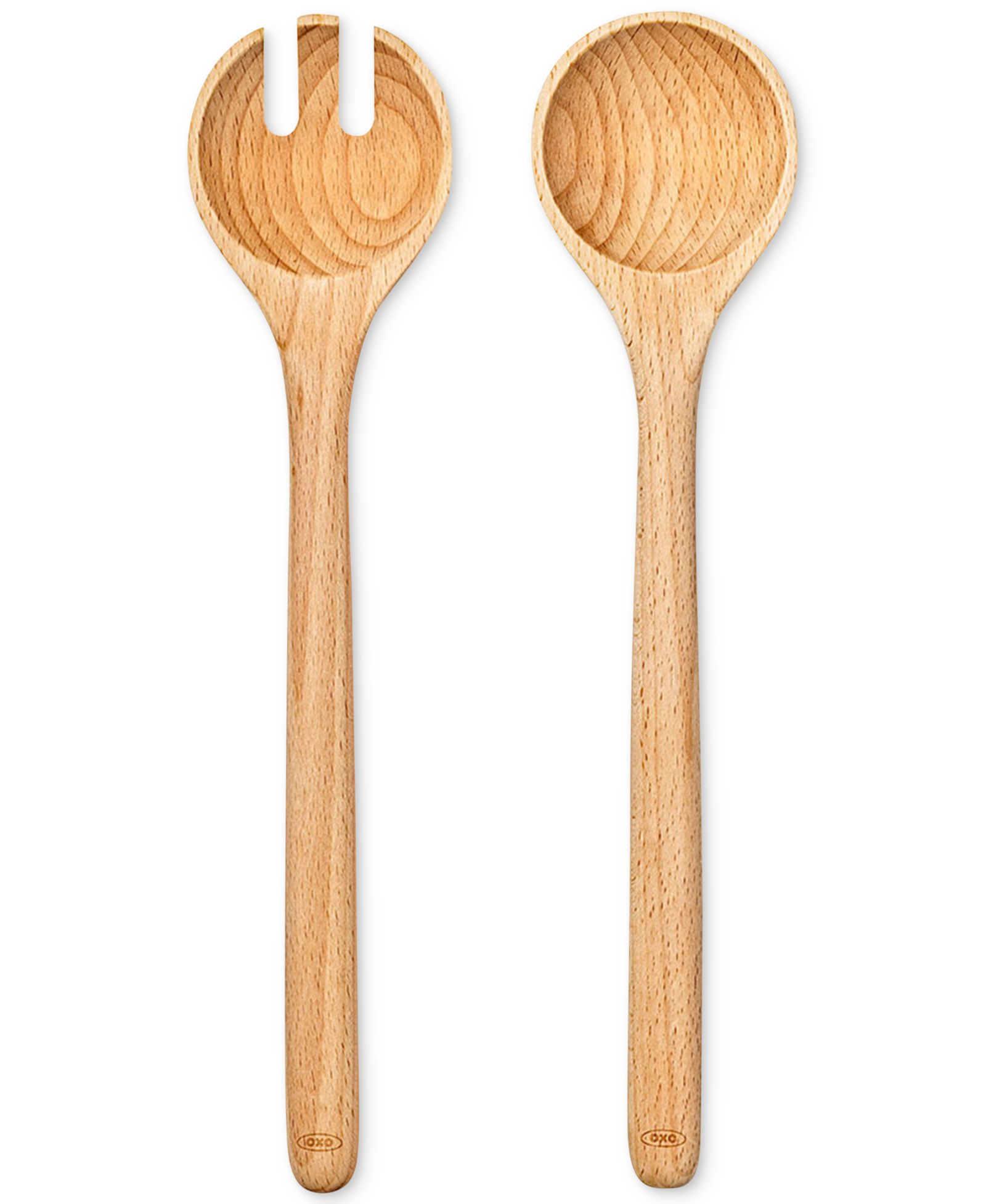 OXO Good Grips Beech Wood 2-Piece Salad Server Set