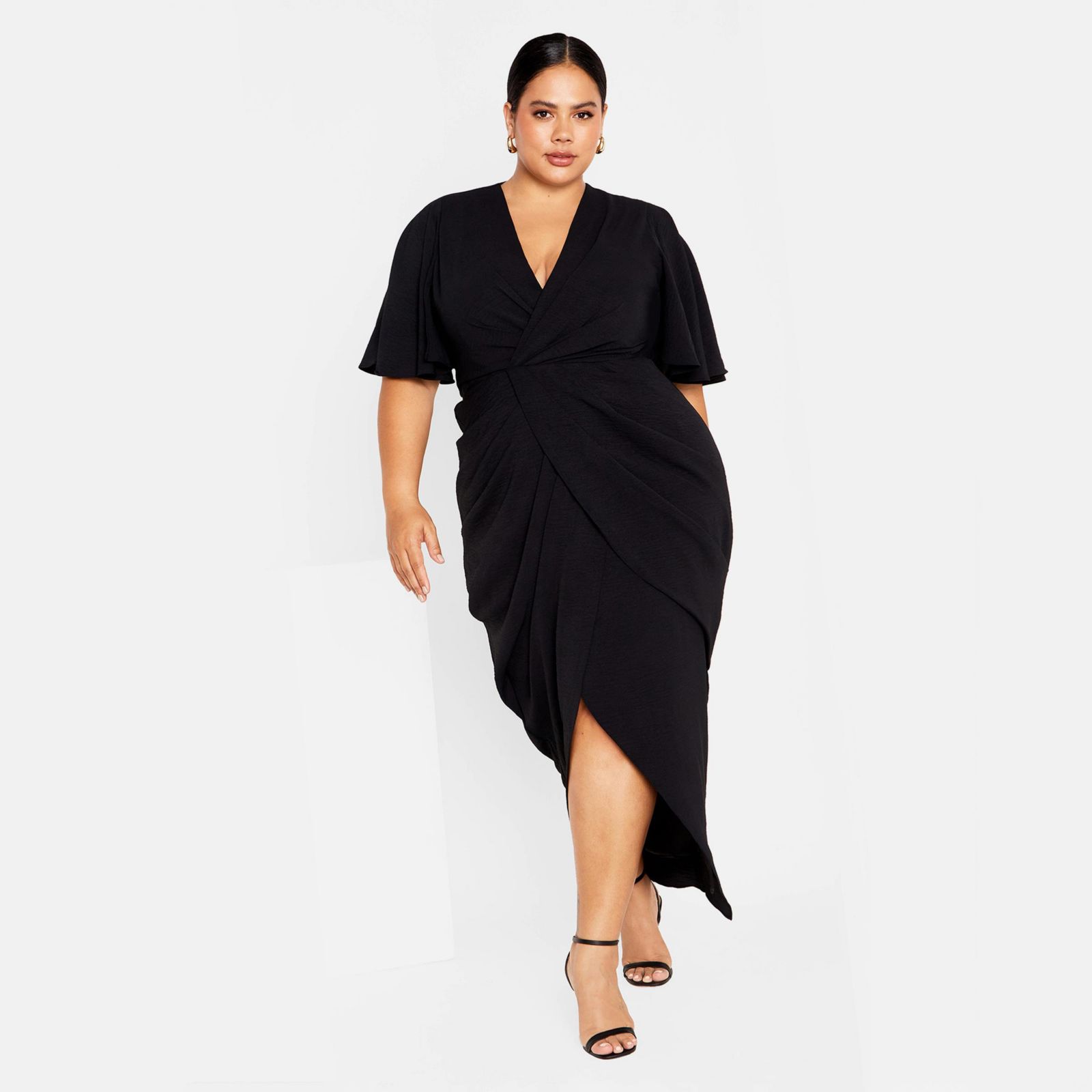 Платье макси CITY CHIC Plus Size Braelynn