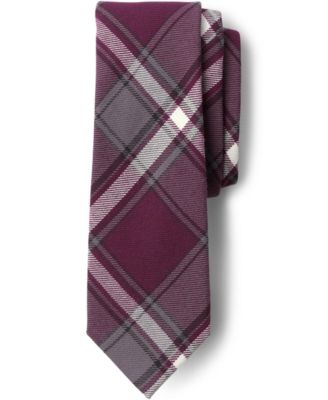 Burgundy/gray plaid