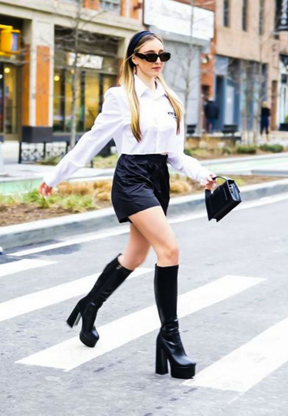 Женские сапоги London Rag Coraline High Block Heeled Calf