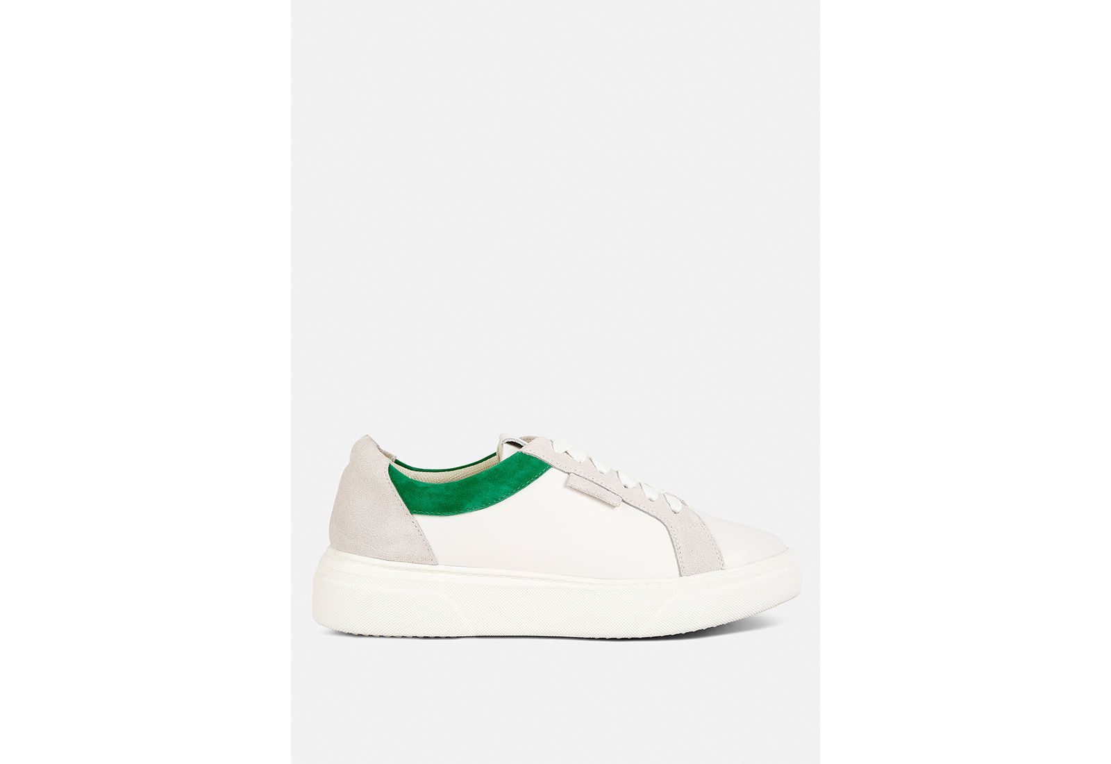 ENDLER Womens Color Block Leather Sneakers