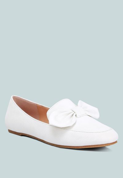 London Rag Women's Waveney Bow Embellished Loafers