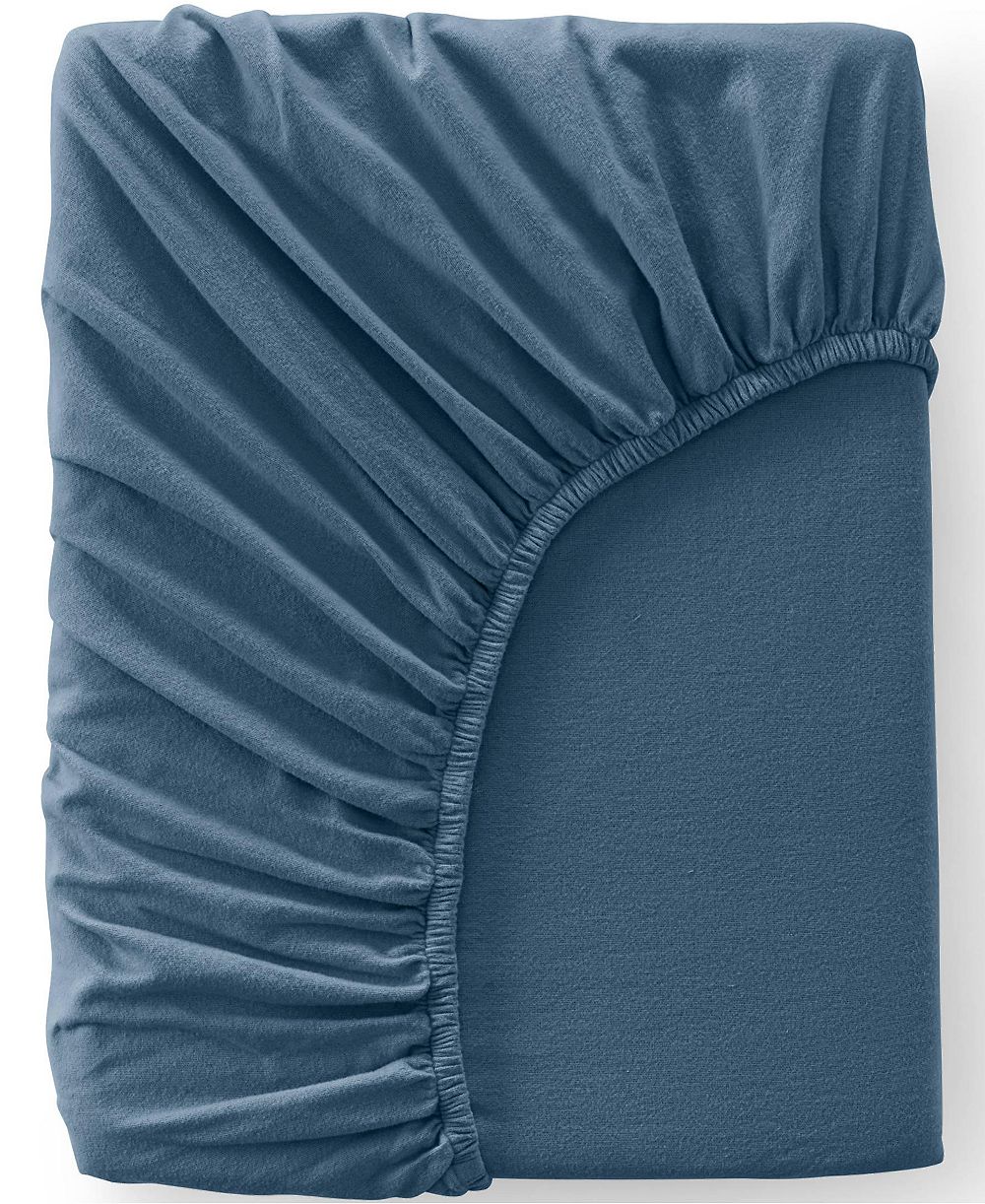 Мягкая фланелевая простыня на резинке Lands' End Comfy Super Soft Cotton