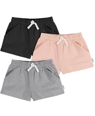 Шорты Gerber Baby Girls Knit, 3-Pack