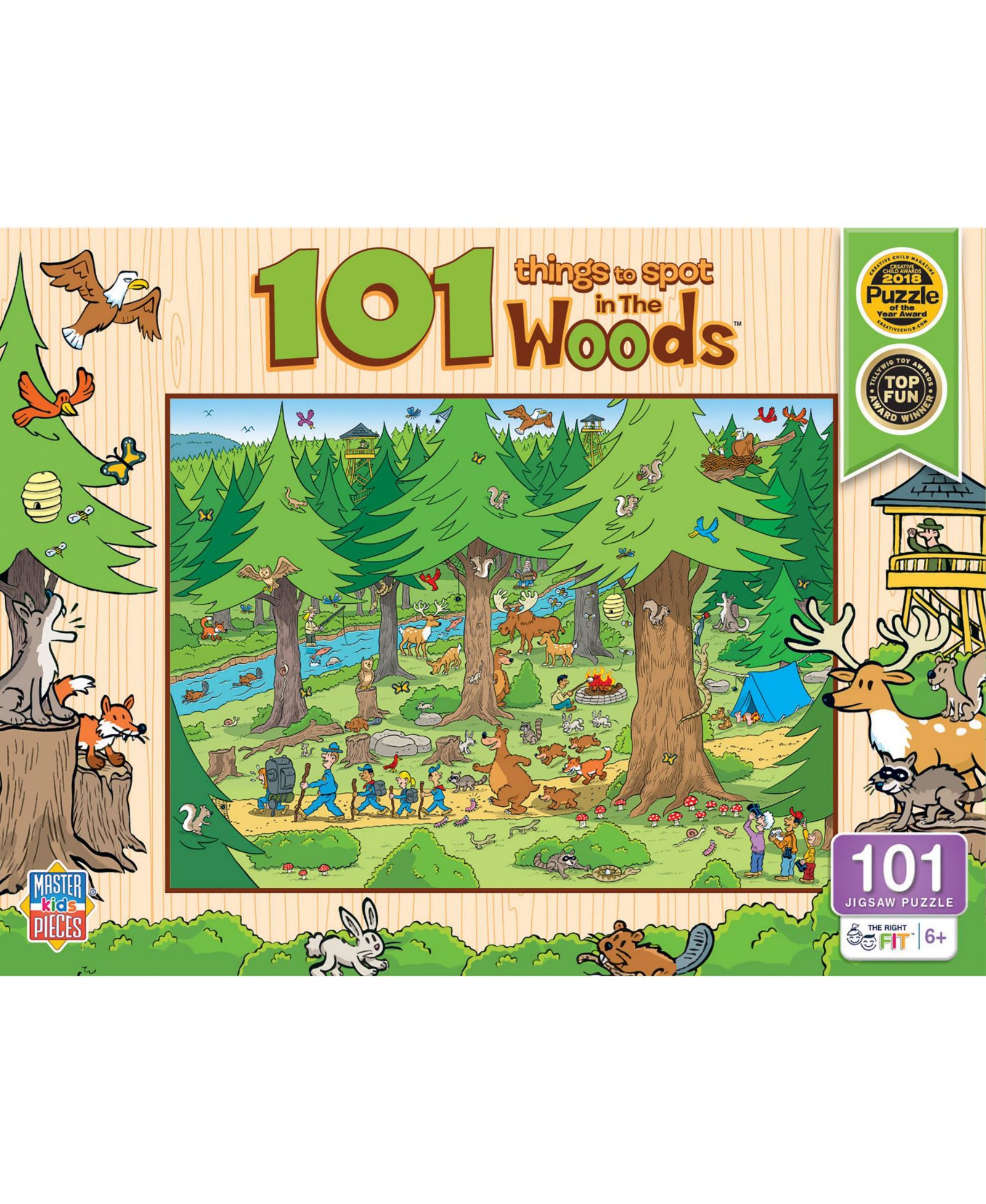 Пазл MasterPieces 101 Things to Spot in the Woods, 101 деталь