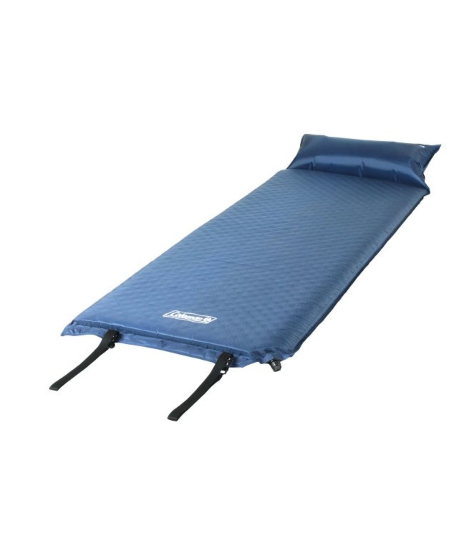 Самоналивной коврик для сна Coleman с подушкой, 76" x 25", Blue