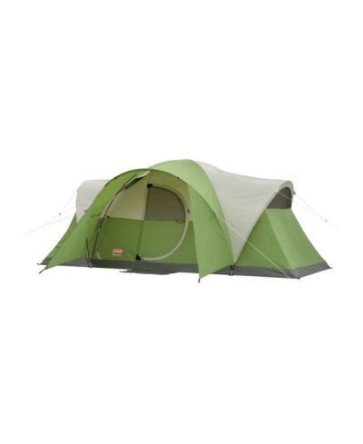 Coleman Montana Cabin Camping Tent с распашной дверью, Green, 8-Person