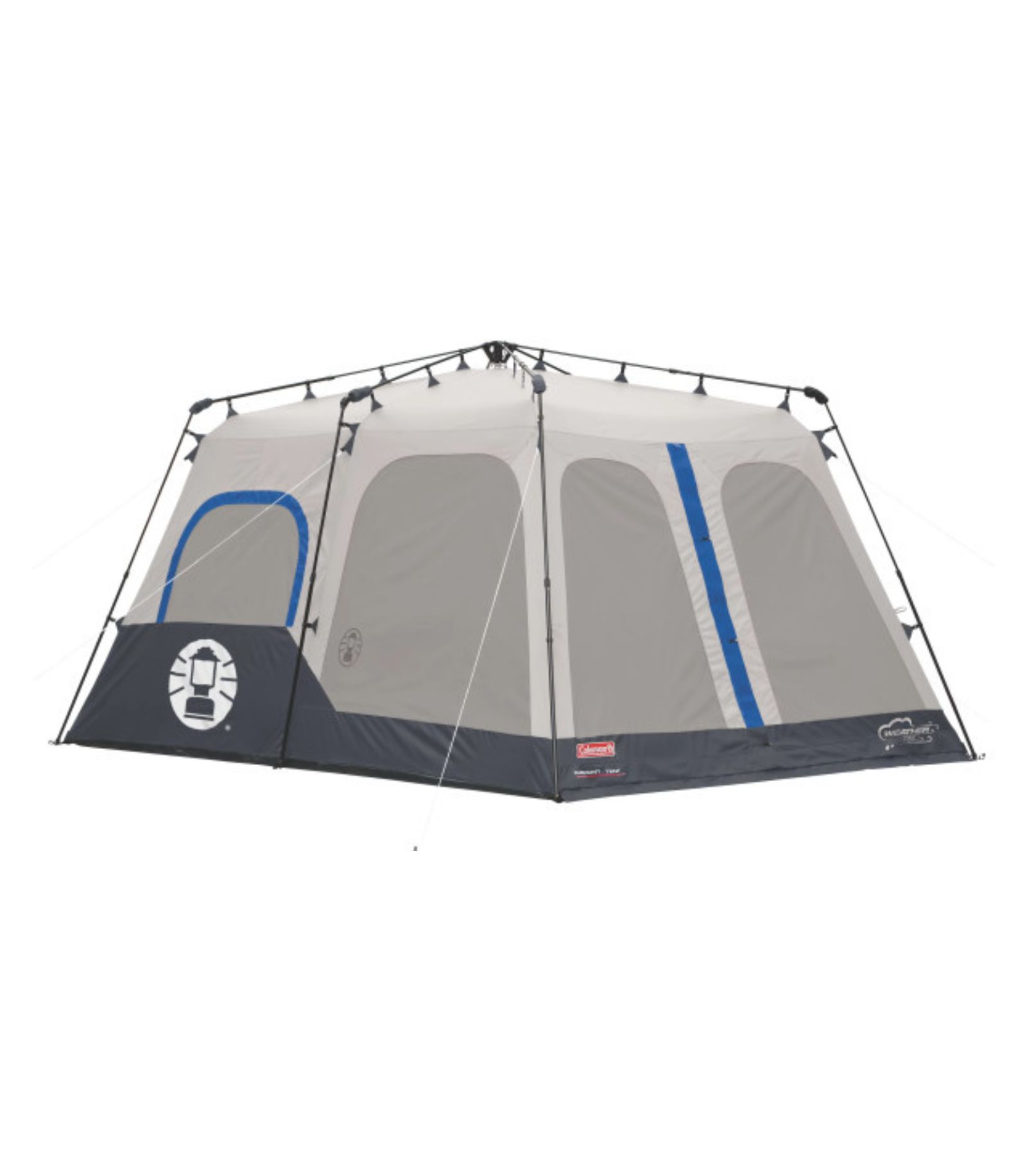 Палатка для кемпинга Coleman 8-Person Cabin с мгновенной установкой, синяя