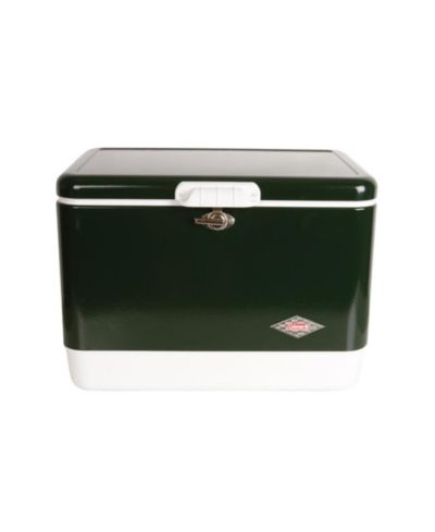 Coleman Vintage 54 Qt. стальной переносной холодильник, Green