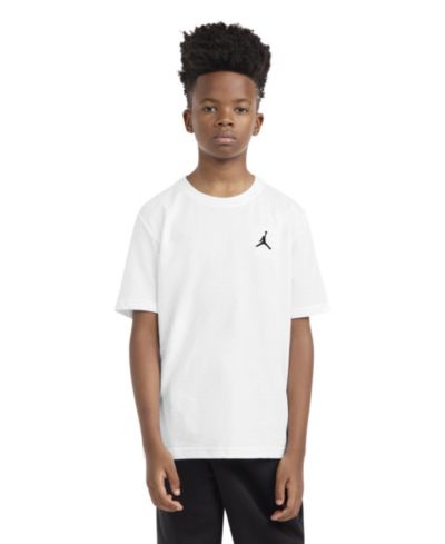 Детская футболка Jordan Boys' 8-20 Jumpman Air с вышивкой, с коротким рукавом
