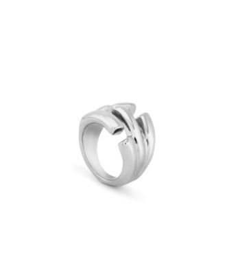 Кольцо UNOde50 Central Slits Metal Alloy Ring