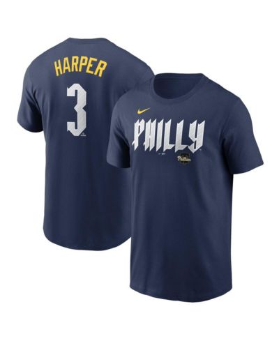 Мужская футболка Nike Bryce Harper Royal Philadelphia Phillies 2024 City Connect Fuse Name & Number T-Shirt