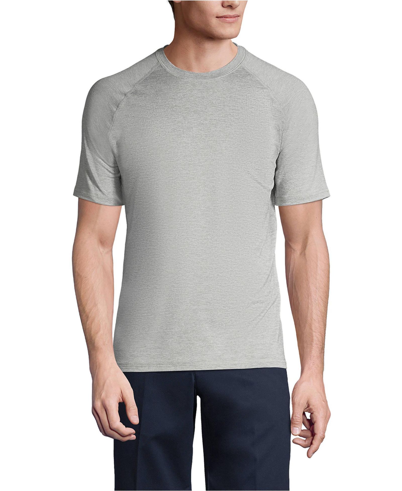 Lands' End Men's Short Sleeve Active Tee
