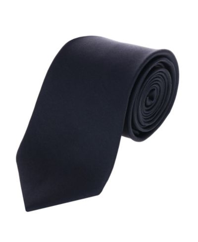 TRAFALGAR Big & Tall Sutton Solid Color Silk Necktie