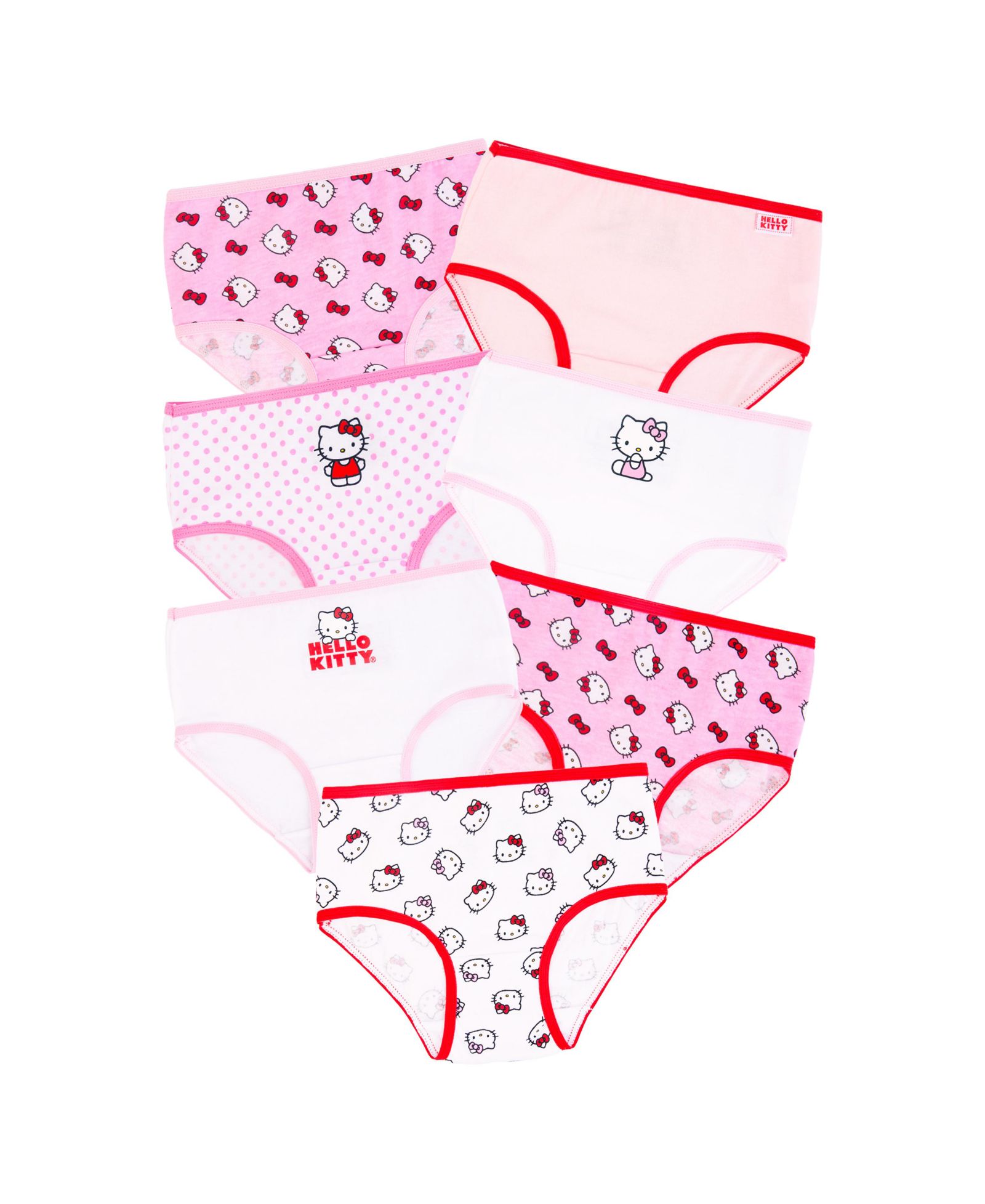 Hello Kitty Нижнее белье для девочек, 7 шт.