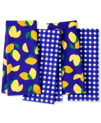 kate spade new york набор кухонных полотенец Lemon Party and Spring Gingham, 4 шт.