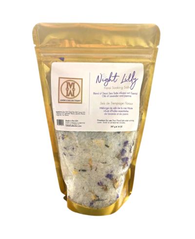 Соль для ванны OMM Collection Floral Soaking Bath Salts Night Lily 14oz