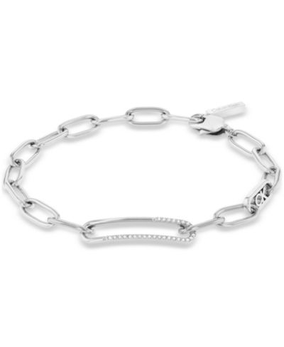 Браслет Calvin Klein из нержавеющей стали с Pavé и логотипом