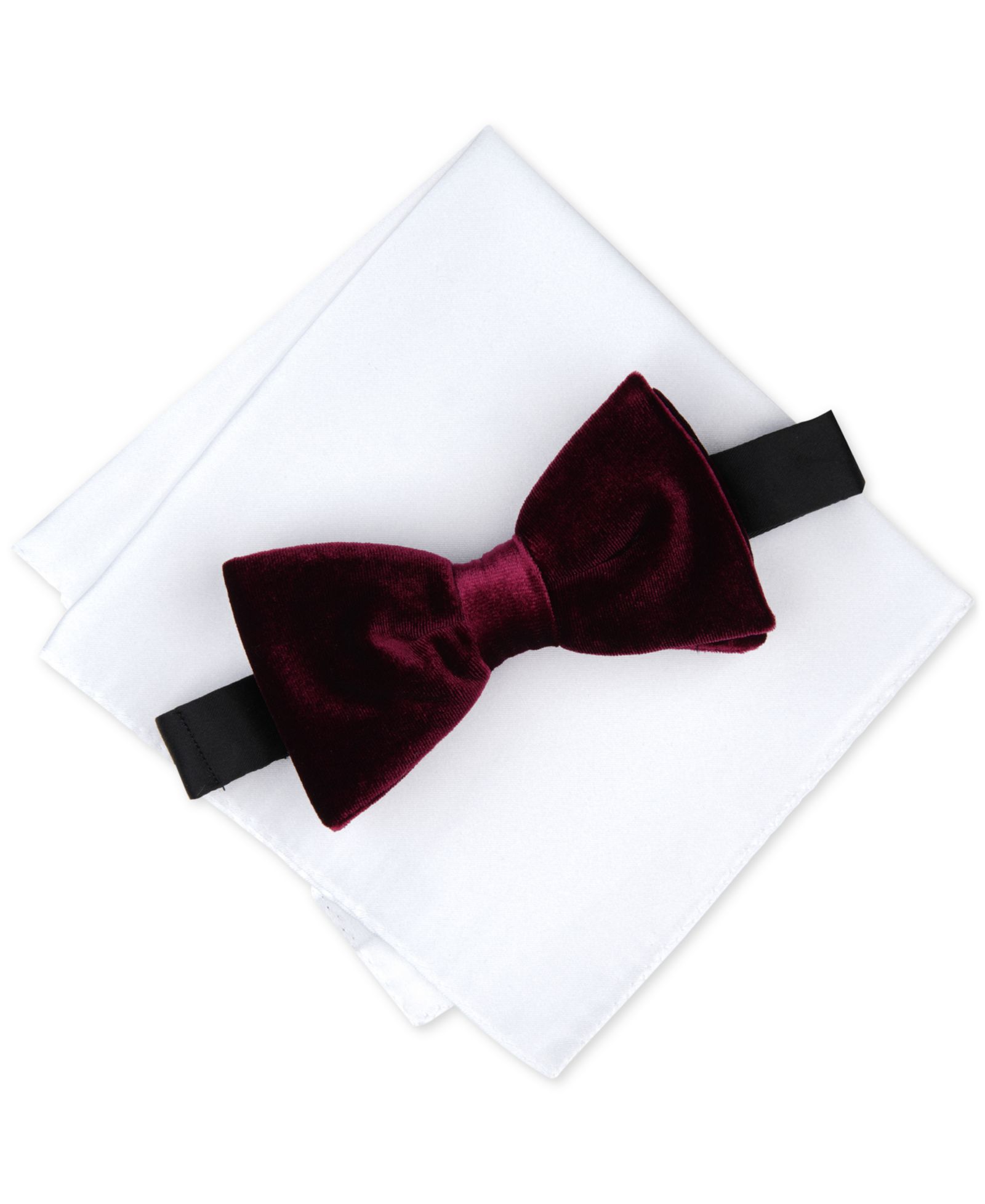 Alfani Men's Cameo Velvet Solid Bowtie, Created for Macy's