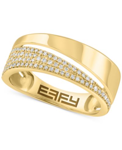 EFFY Collection Кольцо EFFY® Diamond Pavé Cutout Statement (1/4 ct. t.w.) в 14k Gold