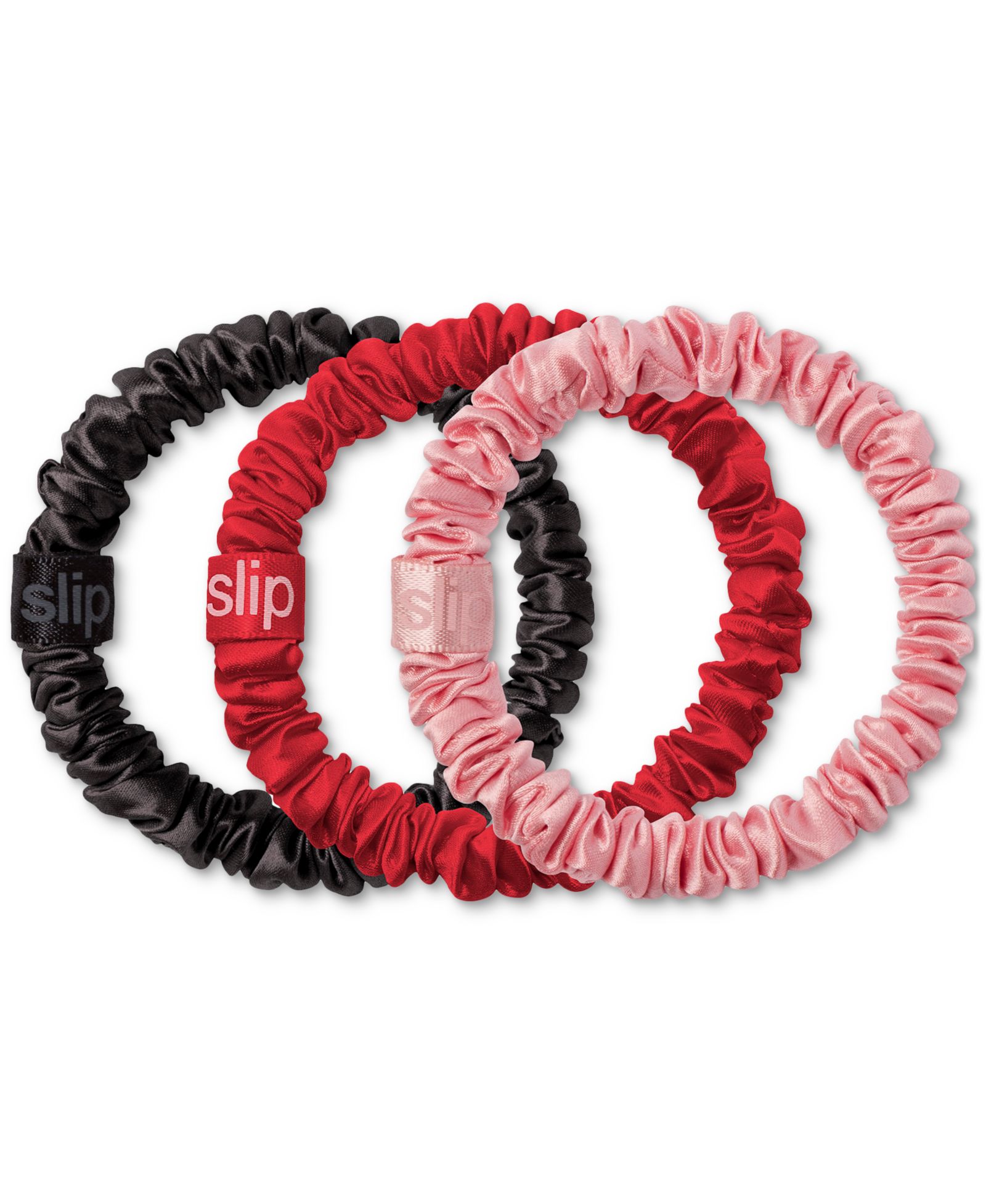 Slip 3-Pc. Pure Silk Skinny Scrunchies Set, Macy's Exclusive