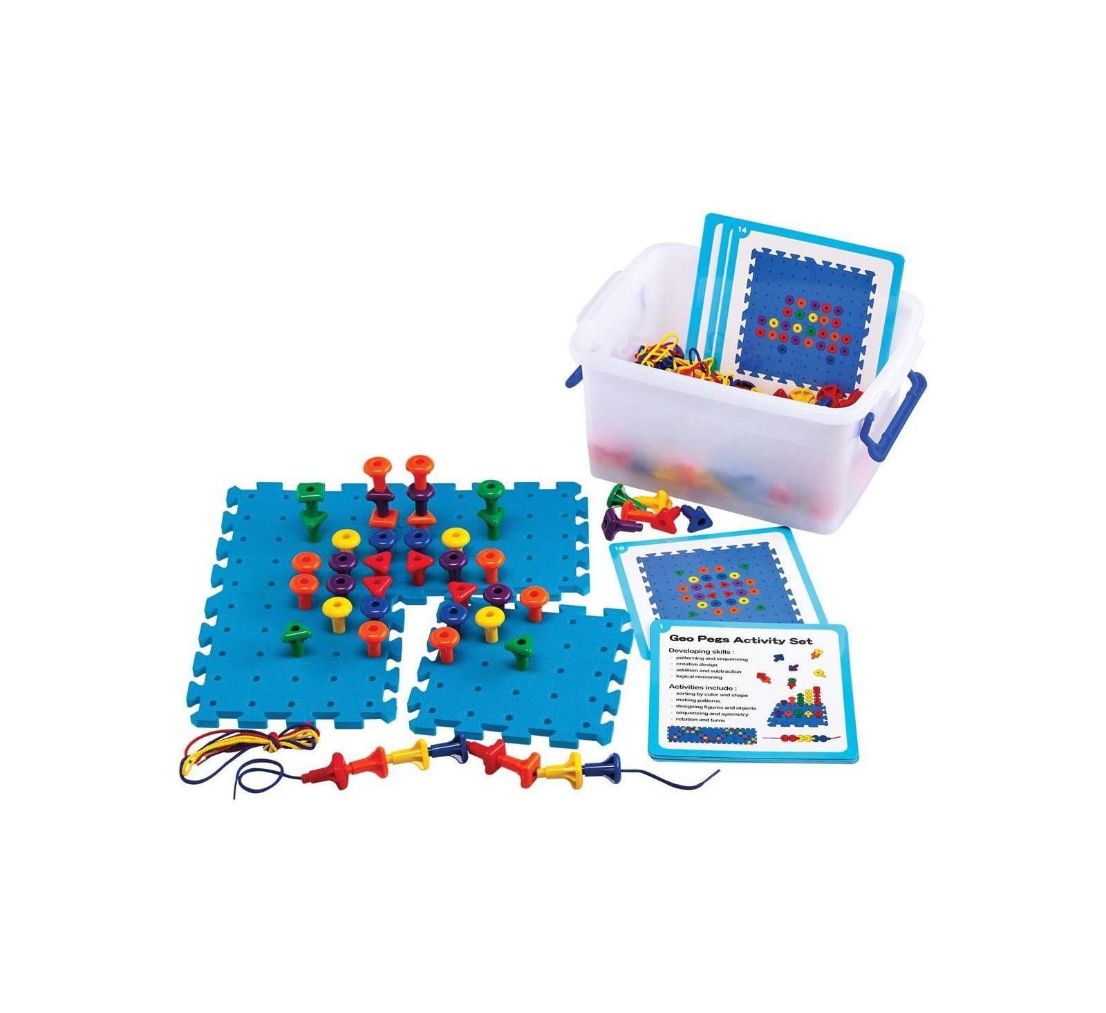 Набор Learning Advantage Geo Pegs Classroom Set - 172 Pieces