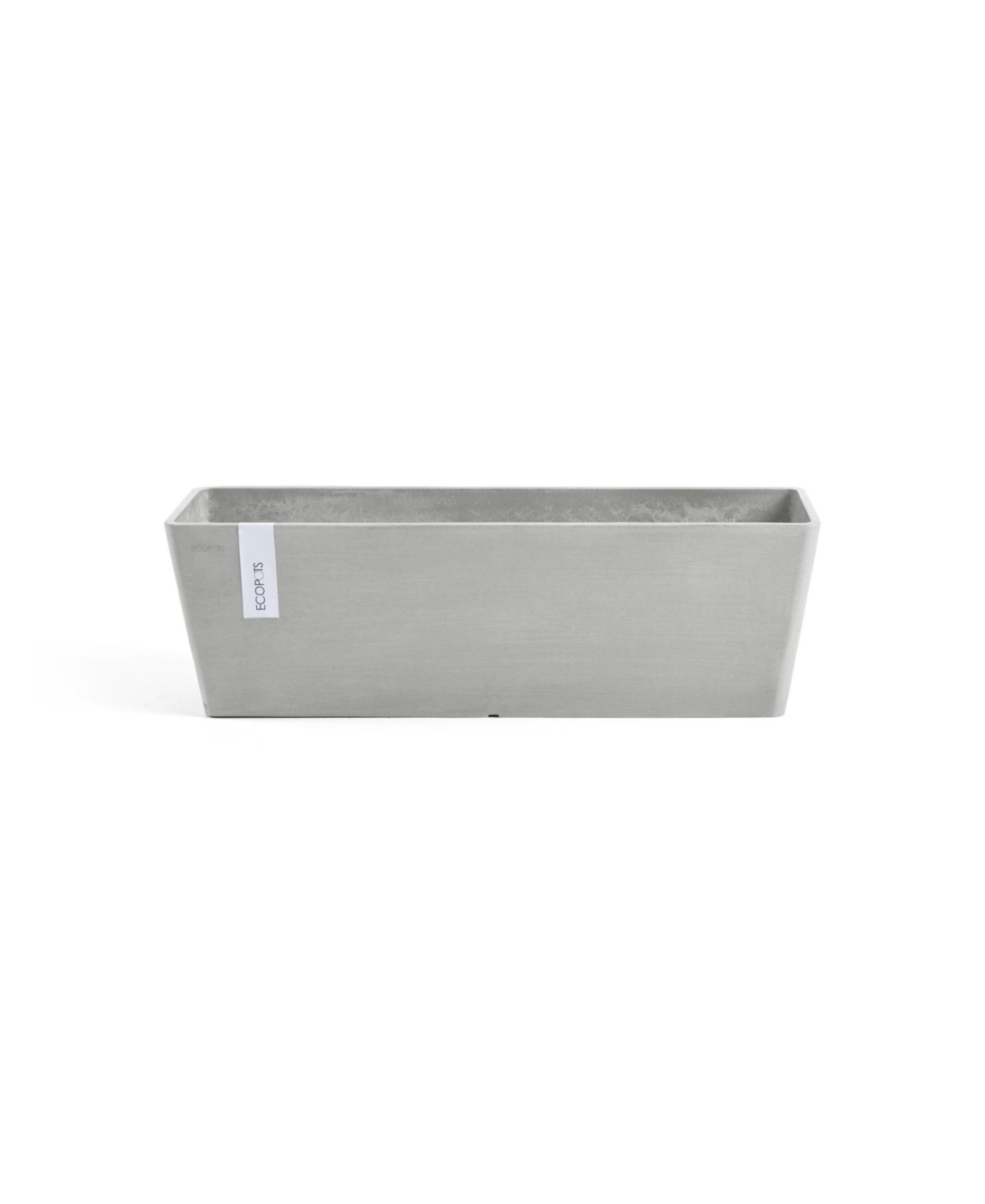 Прямоугольный цветочный горшок ECOPOTS Modern Recycled Bruges Plastic