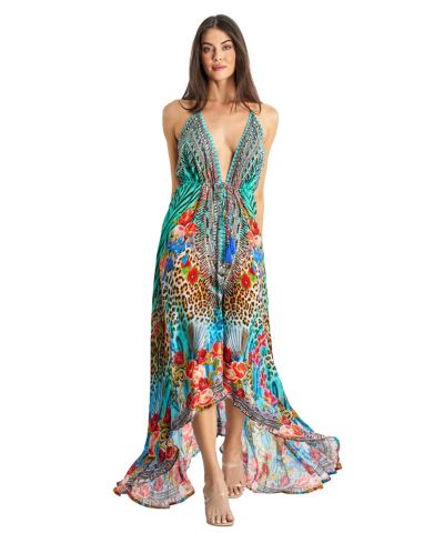 Женское платье макси La Moda Clothing Halterneck