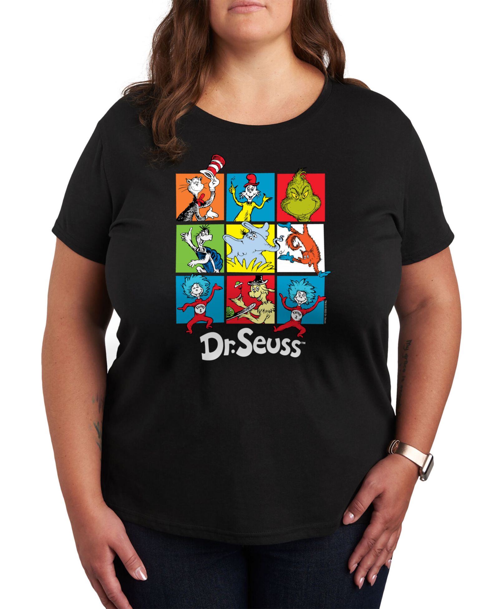 Женская футболка Hybrid Apparel Trendy Plus Size Dr. Seuss Graphic