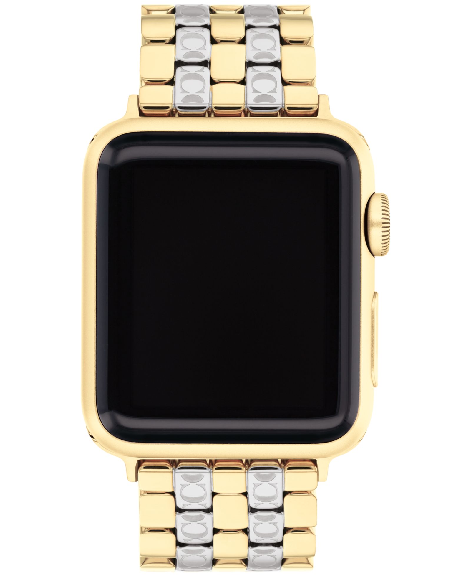 COACH Women's Two Tone Stainless Steel Apple Strap 38mm/40mm/41mm
