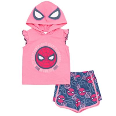 Комплект из топа и шорт Spider-Man Spidey and His Amazing Friends для девочек