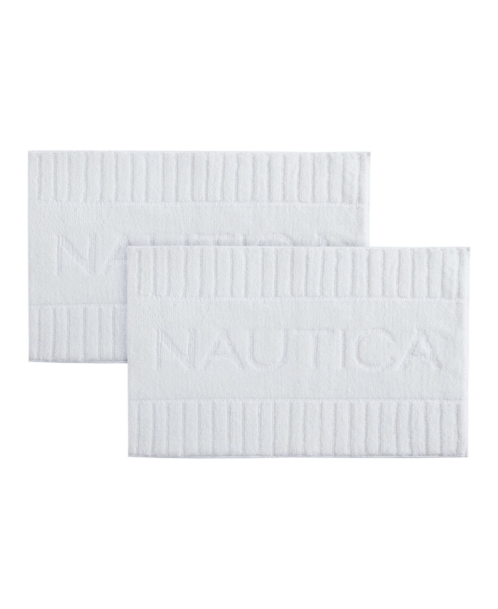 Nautica Набор из 2 банных ковриков с логотипом 20" x 32"