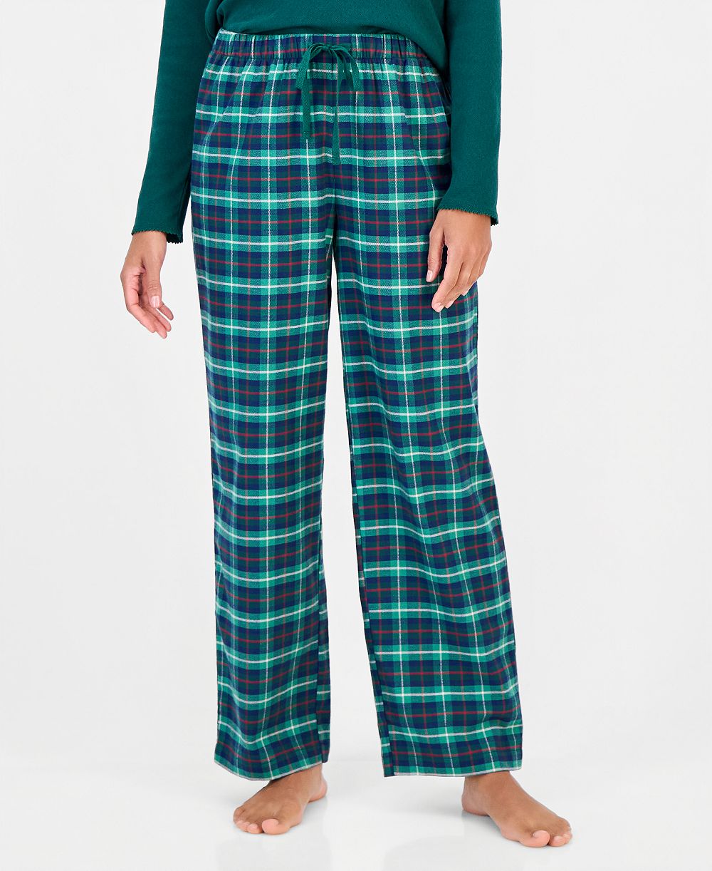 Charter Club Women's Cotton Flannel Pajama Pants, Created for Macy's