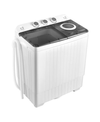 Стиральная машина Costway 26lbs Portable Semi-automatic Twin Tub с дренажным насосом