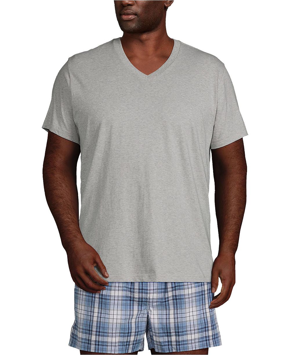 Lands' End Big & Tall V-neck Undershirt 3 Pack